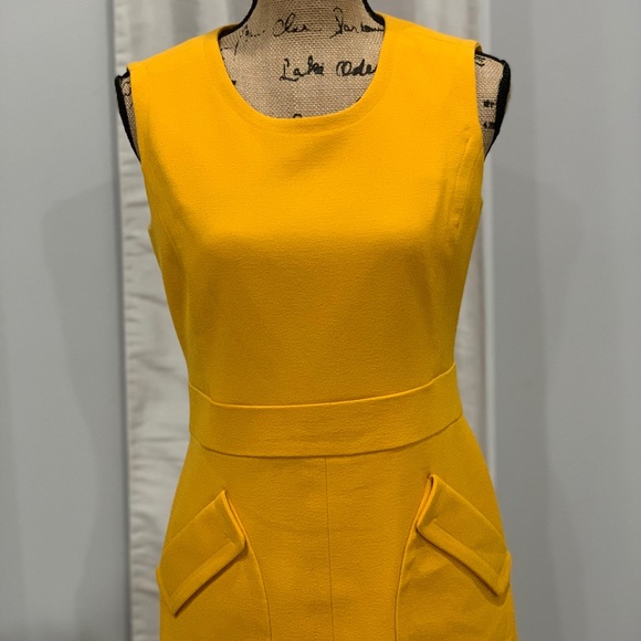 Worthington gold yellow dress size 6 - Picture 3 of 8